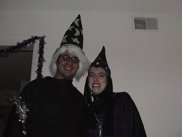 Wizard and witch
