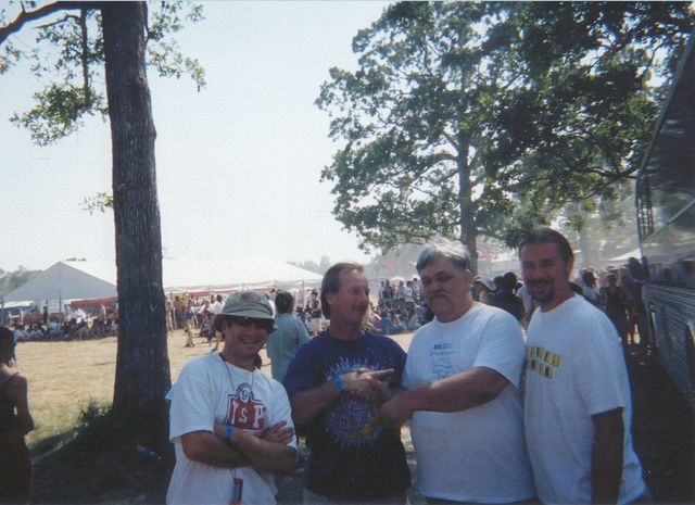Jason, David, Col. Bruce Hampton and William