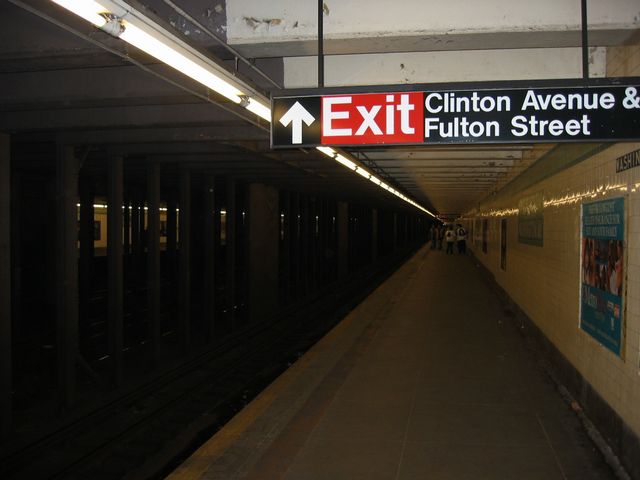 Inside the subway