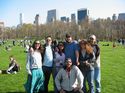 The gang in Central Park