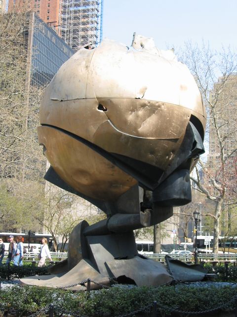 The Sphere from the World Trade Center Site