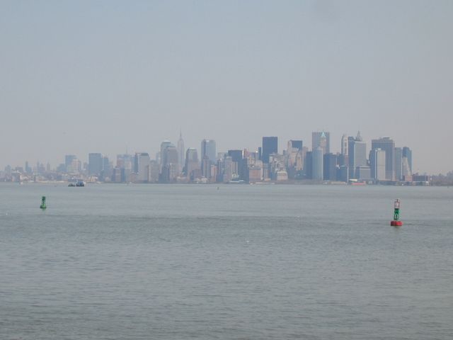 View of Manhattan from the ferry