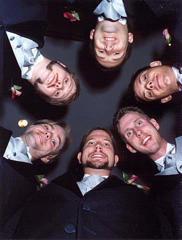 Upsidedown Groomsmen