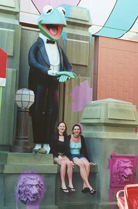 Sarah, Kari and Kermit