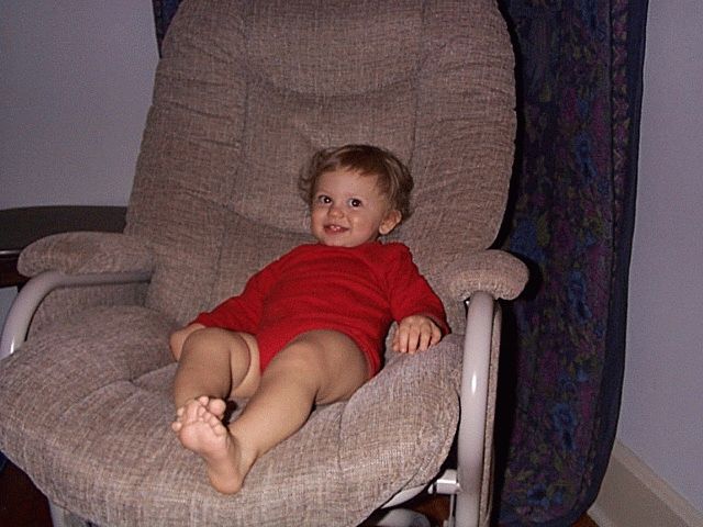 Owen sitting in the chair
