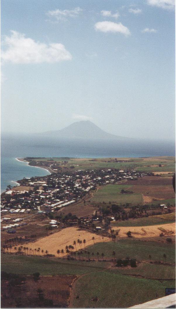 View of St. Kitts from Brimstone Hill Fortress