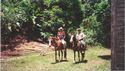 Kari and Christian on a horseride