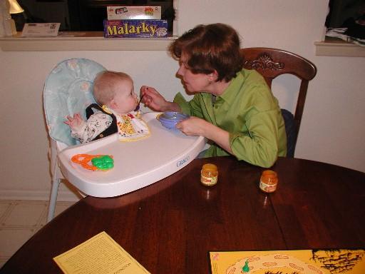 Nan Feeds Alex