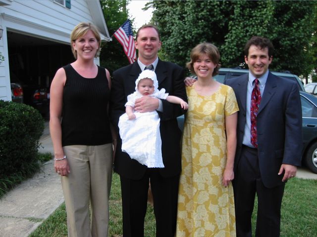 Julie and her Godparents