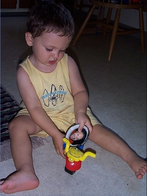 Owen's New Toy
