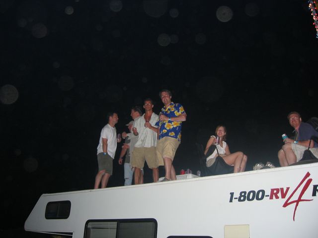 People Dancin' on a RV