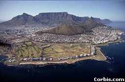 Cape Town from the air