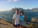 Jaz and Brett with Hout Bay as the Backdrop