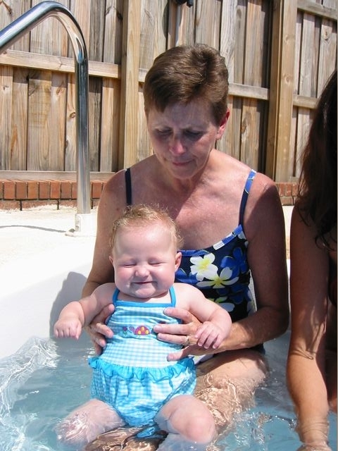 Julie in the Pool