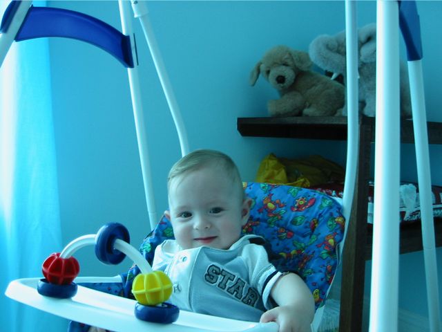 Tyler in the swing