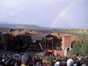 Rainbow over Red Rocks