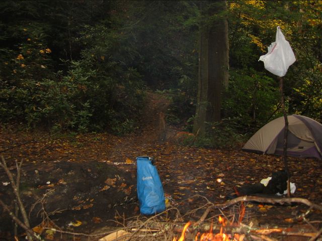 Camping at Turkey Pen Gap, photo 61
