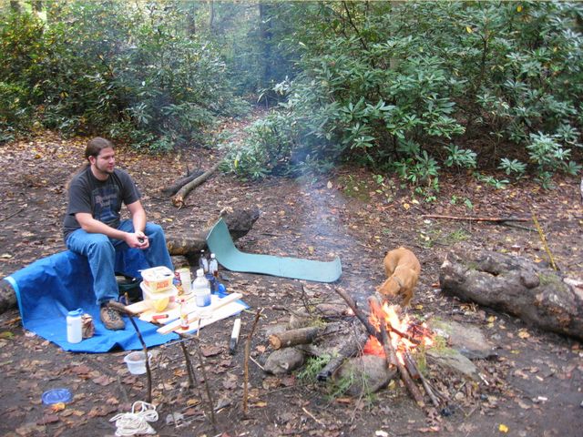 Camping at Turkey Pen Gap, photo 92