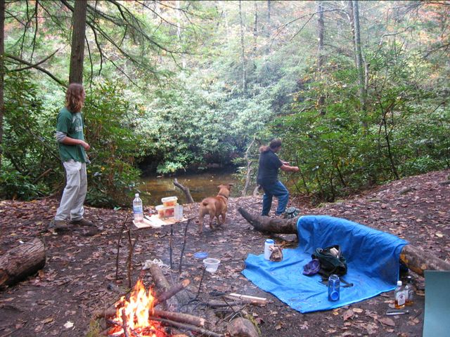 Camping at Turkey Pen Gap, photo 94