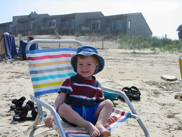 Tyler sitting in the sun