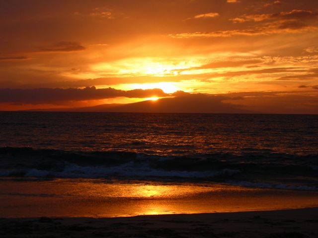 Hawaii 2003 - Maui Sunset, photo 21