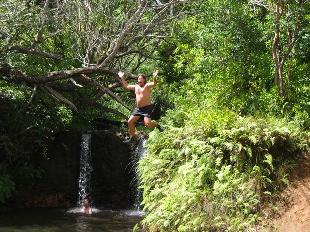Hawaii 2003 - Kauai Kayak Waterfall Adventure, photo 18
