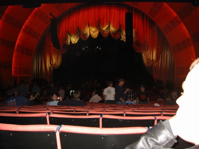 the stage