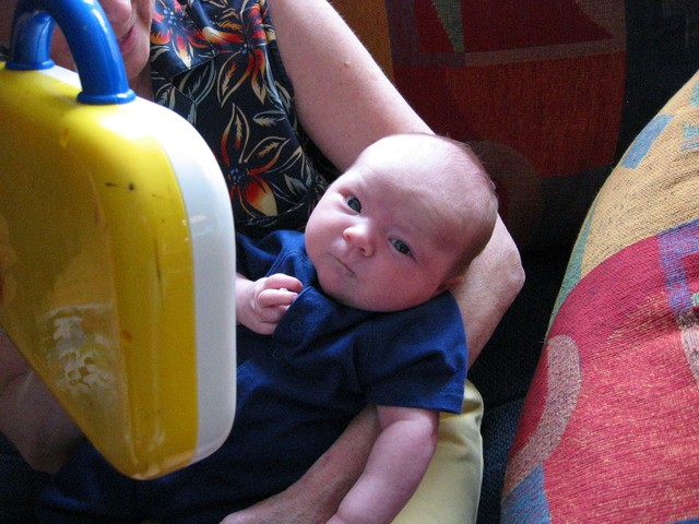 Ethan Nicholas Abad 2006-05-02 - Visit with Gram, photo 1