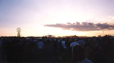 Sunset and Crowd