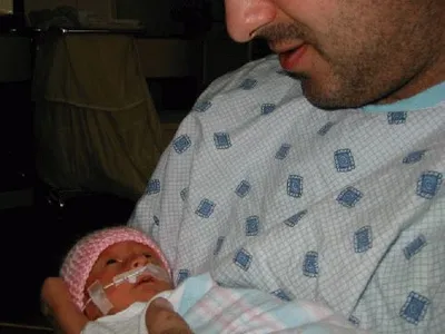 Dad and Julianna 12/01/01