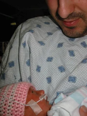 Dad and Julianna 12/01/01