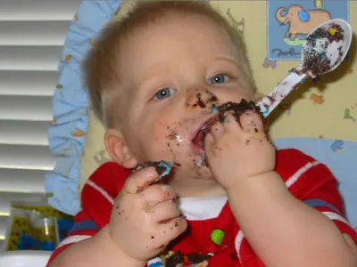 Cake-Eating Boy