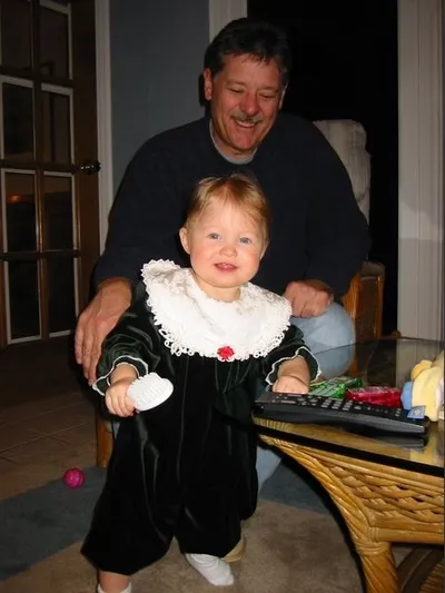 Julie dressed up for Thanksgiving