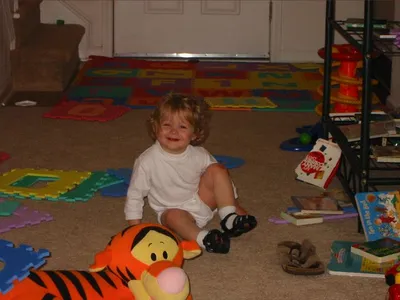 Julie loves her new sandals