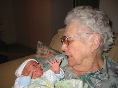 Great Gram with Tyler