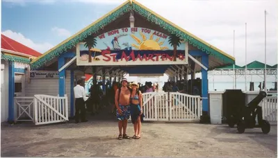 Kari and Christian in St. Maarten