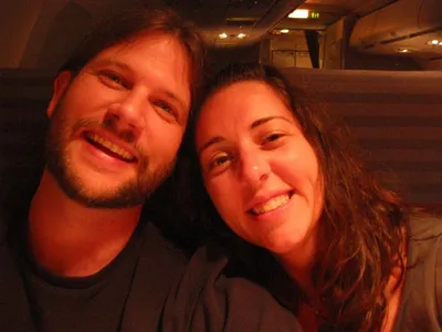 Happy Couple, excited to LAND!!