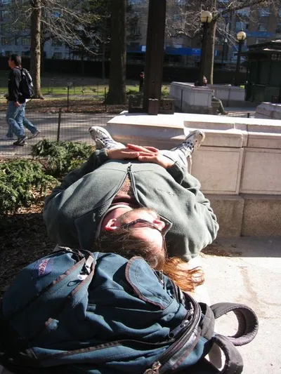 Resting in Central Park