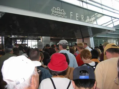 Entering the Staton Island Ferry