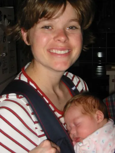 Baby Julie in the Bjourn Carrier
