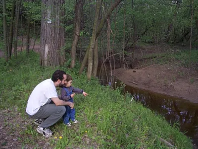 "Look at that Daddy!"