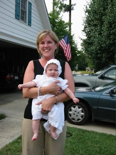 Julie and her Godmother Donna