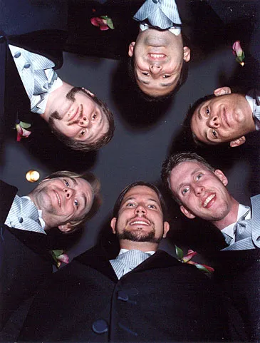 Upsidedown Groomsmen
