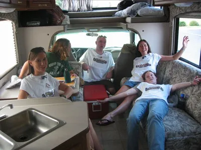 The team w/ our shirts