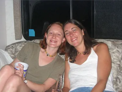 Sarah and Kari