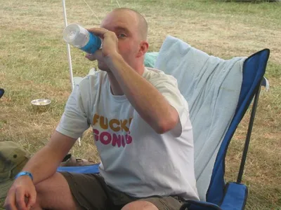 Takin a sip