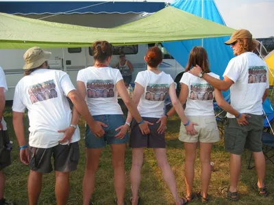 The team's butts!